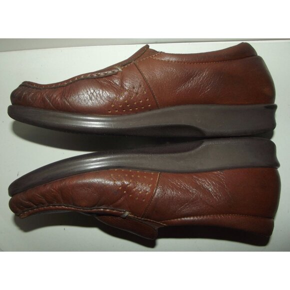 SAS Shoes Womens Size 10 Loafers Brown Slip On Tripad Comfort Soft Step - Picture 2 of 10
